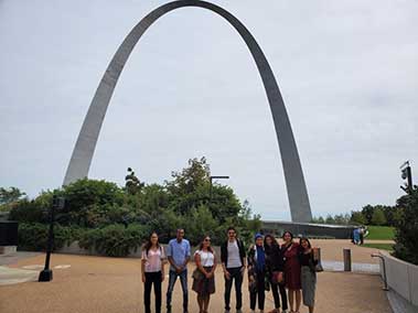 Egyptian Visitors Learn About Responses to Refugee Issues in St. Louis