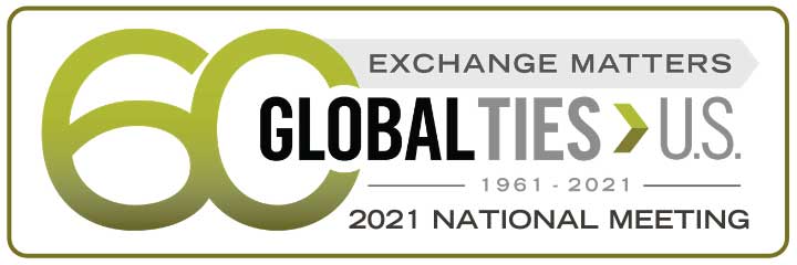 logo of 2021 Global Ties national meeting 60 years
